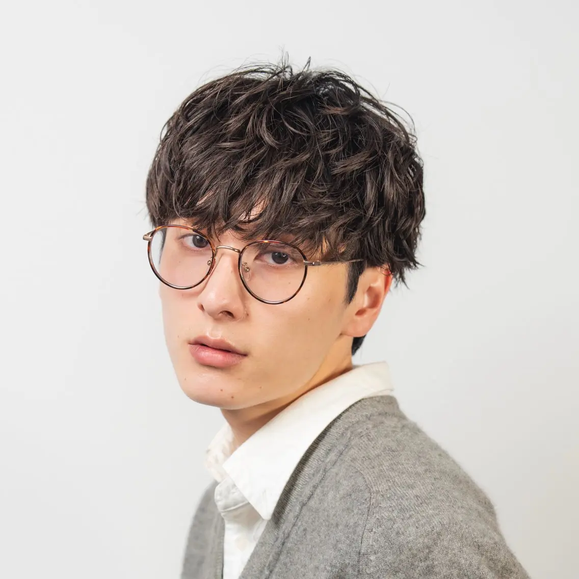 【2026年最旬パーマ✨】メンズカット＋ルーズパーマ＋前処理剤［施術時間120分］［メンズパーマ］の写真