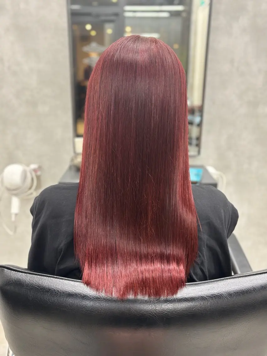 ロング 縮毛矯正 トリートメント ヘアカラー 縮毛矯正 トリートメント 宮尾 星夢のヘアスタイル