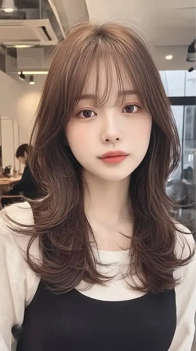 カラー ヘアカラー 韓国×艶ハイトーンが かわいい✨️リオ🍒のヘアスタイル