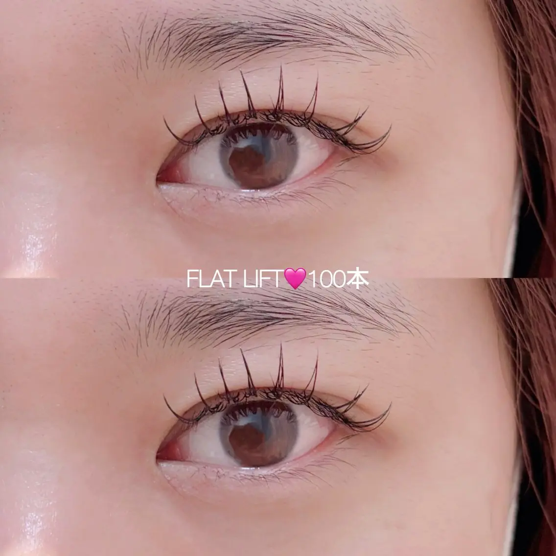 マツエク・マツパ キュート フラットラッシュ CreBiA🎀 ayaのマツエク・マツパデザイン