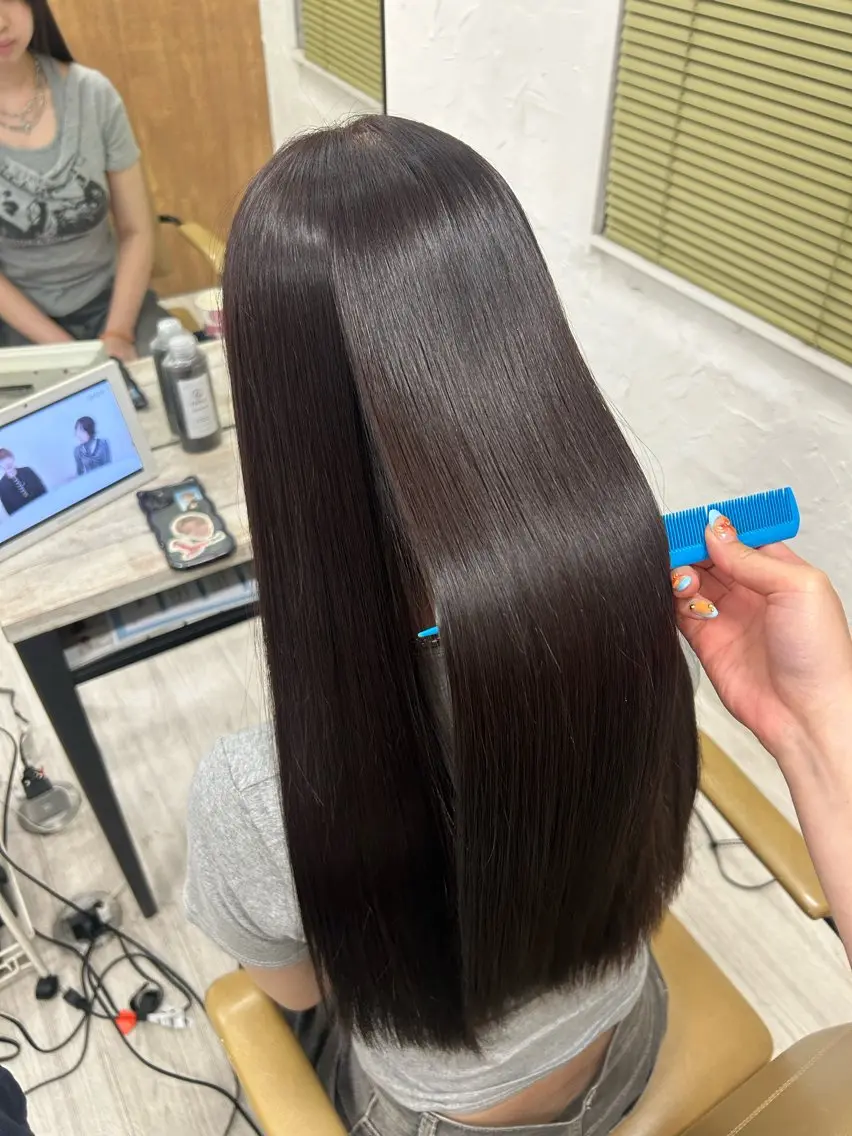ロング カット ヘアカラー トリートメント MIHIRO🍀 ヘアメイク/レイヤーのヘアスタイル