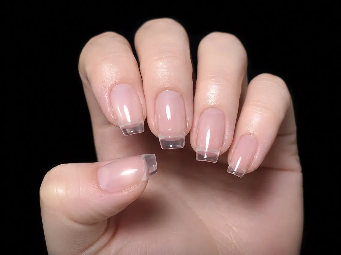 【HAND】チップ長さだし×ワンカラー(オフあり)の写真