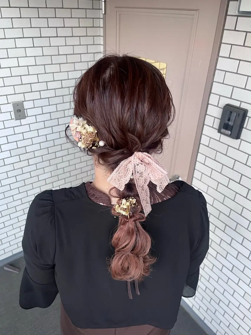 ヘアアレンジ ヘアセット 六本木/推し活/ メンズ💐yuriのヘアスタイル