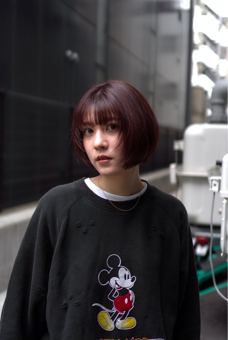 ミディアム 朝倉 南のヘアスタイル