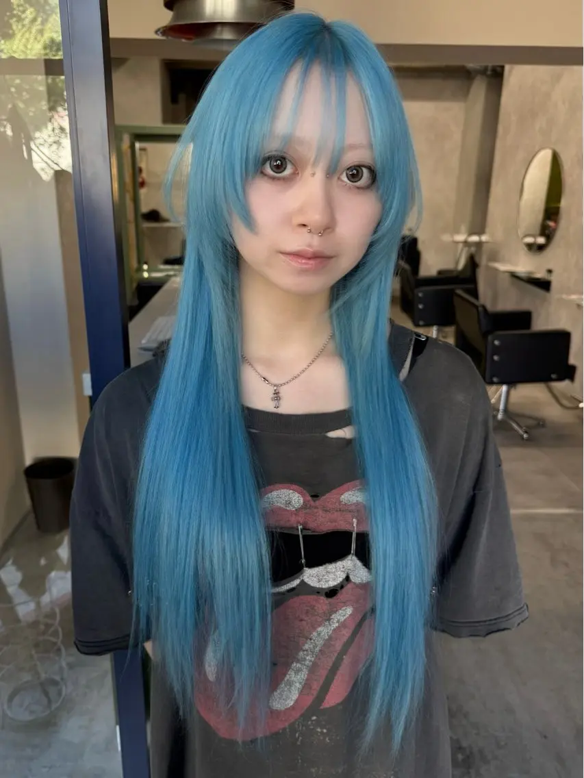 ロング カラー ヘアカラー トリートメント 🧡色落ちまで2度 楽しめる🧡ヨシキのヘアスタイル