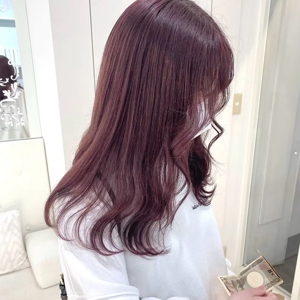 ブリーチなしWcolorピンク💞🎀🍒の写真