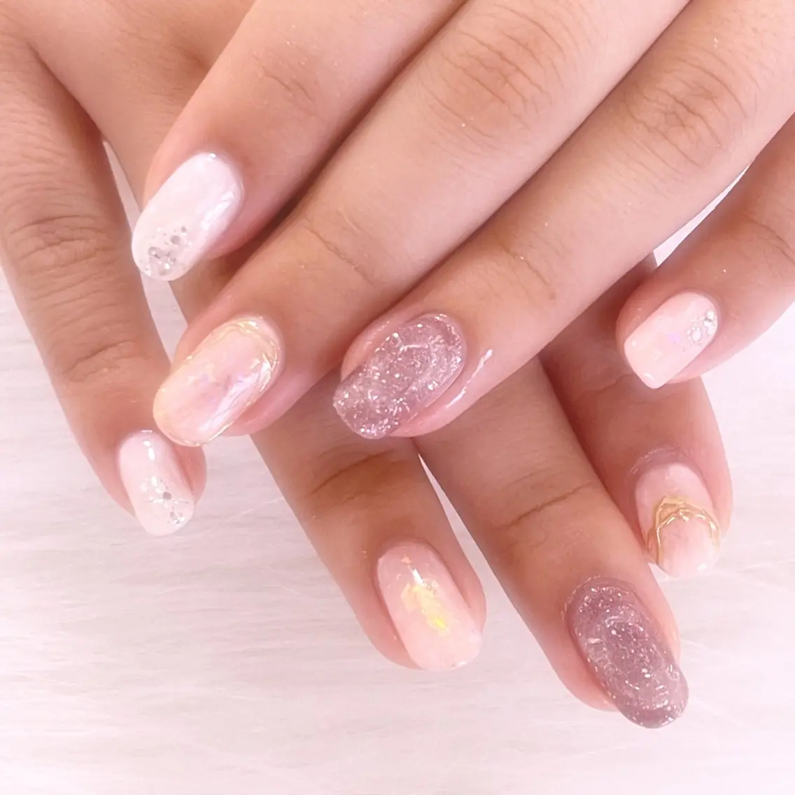 ネイル ハンドネイル 梅島の ネイル屋さんのネイルデザイン