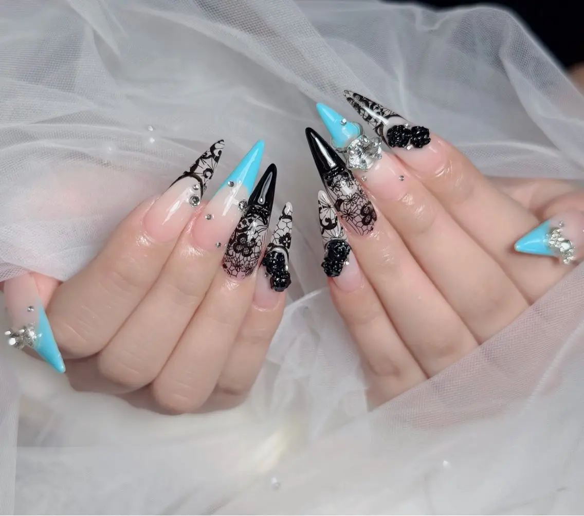 ネイル アートネイル フレンチネイル ジェルネイル 韓国ネイル マグネットネイル ハンドネイル Lenie Nail Okuboのネイルデザイン