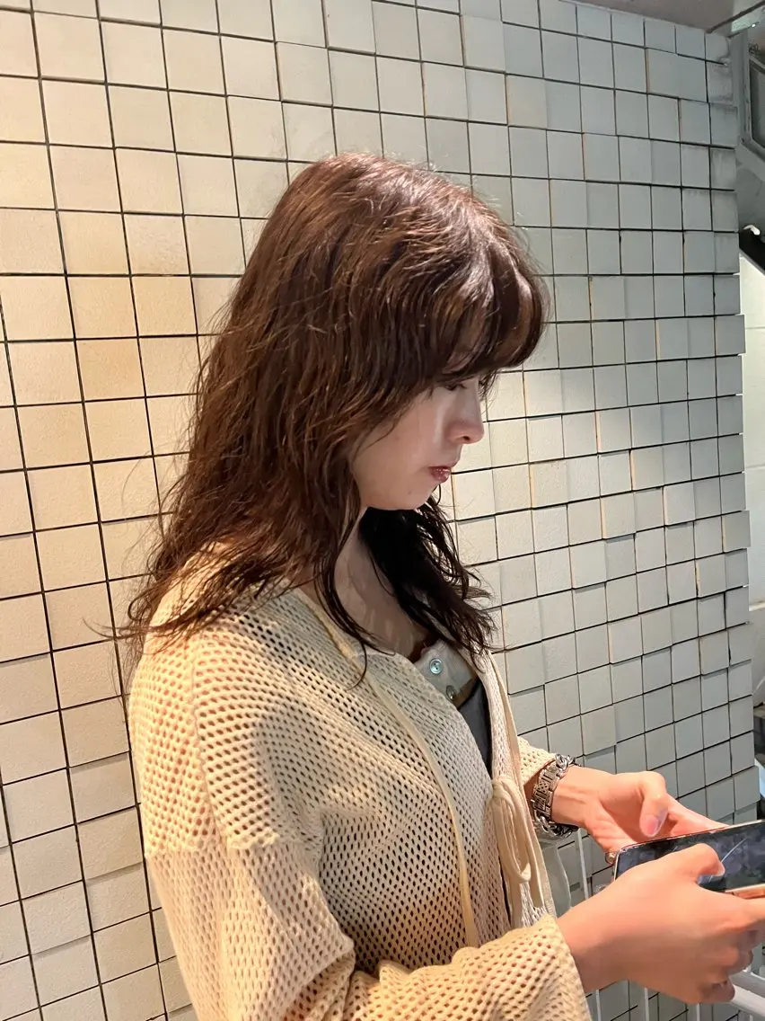 セミロング 🌱ぱっつとボブカ ット🌱/Ryotaのヘアスタイル