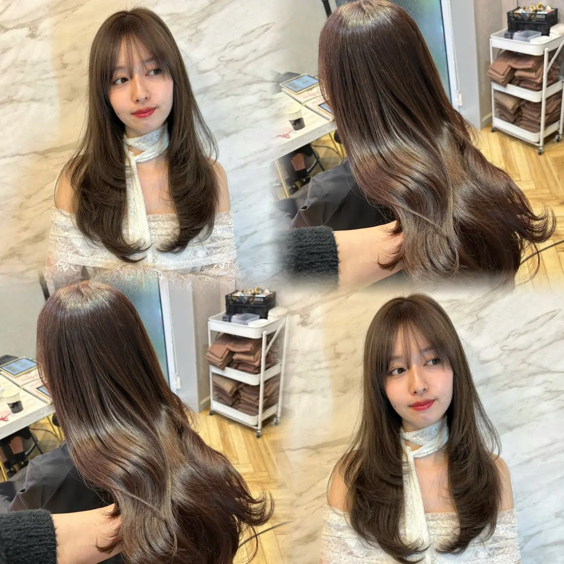セミロング カラー ともき《ショート・ ボブ✨》銀座🦋のヘアスタイル
