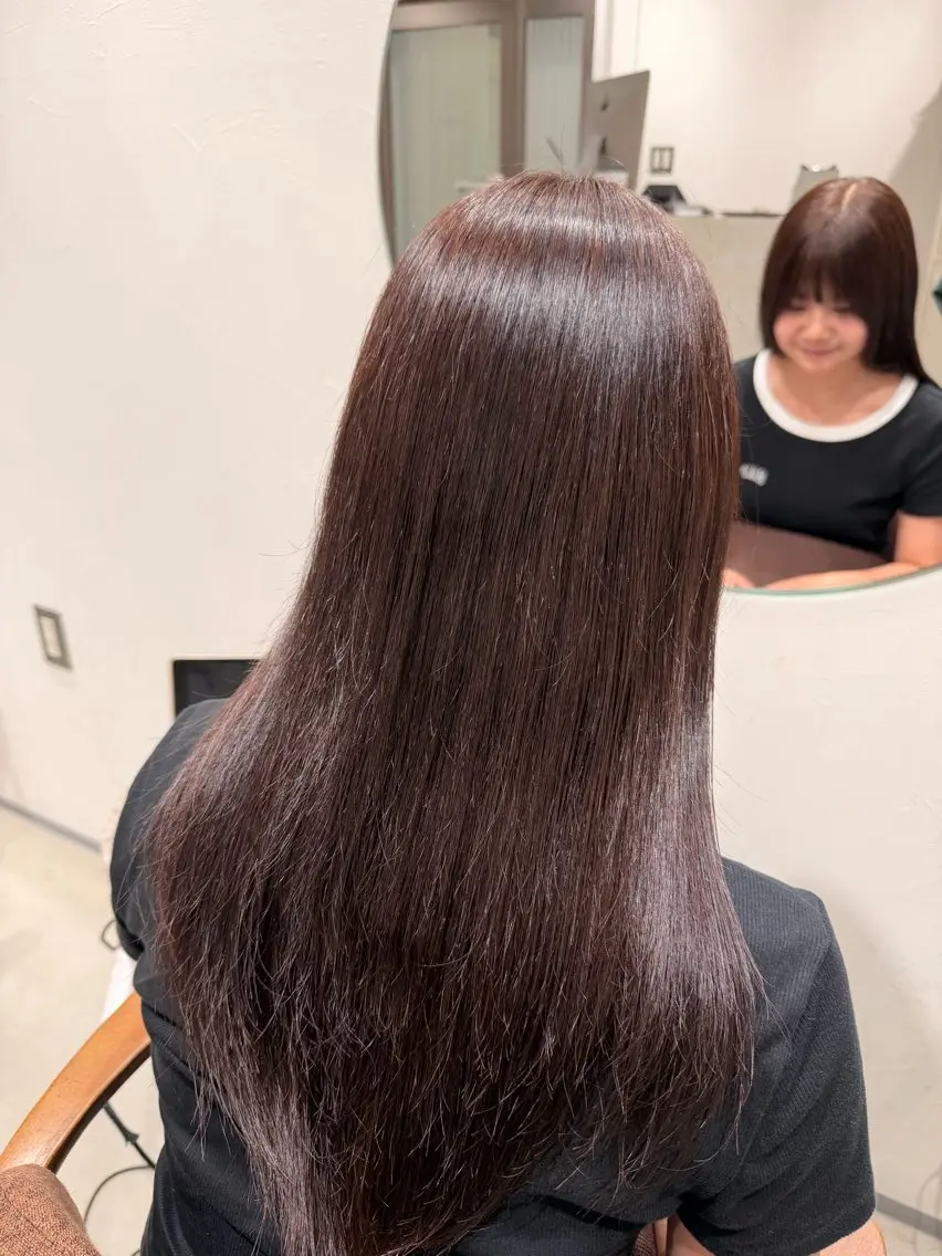 セミロング カラー ブラウンカラー ショコラブラウン ヘアカラー 【立川徒歩3分‼️】 モデル募集✨YUTAのヘアスタイル