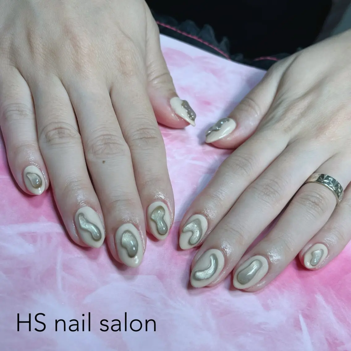 ミディアム ハンドネイル hs nail salonのネイルデザイン