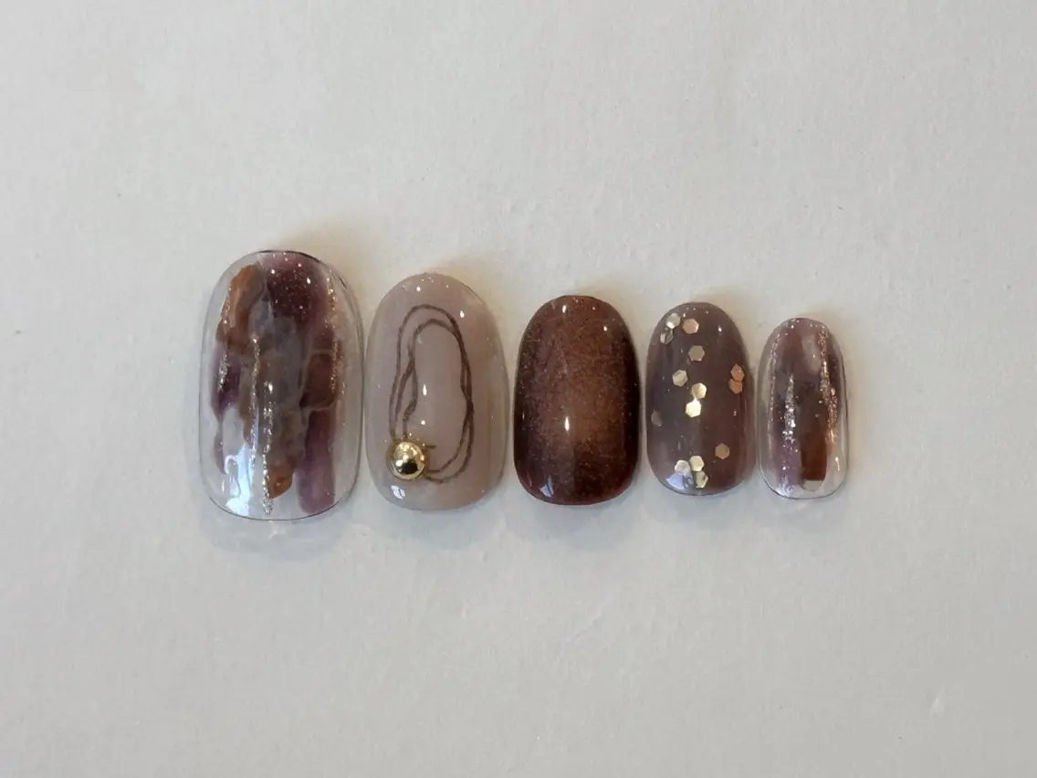 ネイル ニュアンスネイル バレンタイン Nail Katoのネイルデザイン