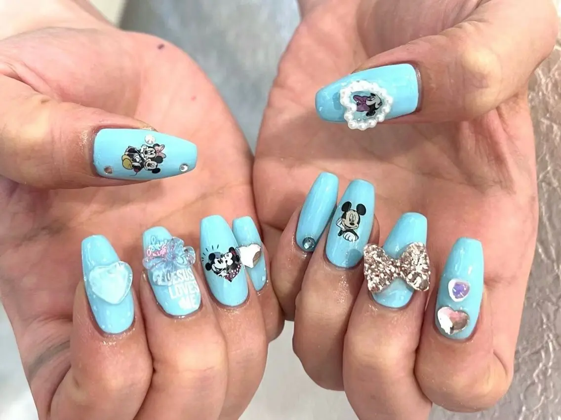 ネイル アートネイル フラワーネイル フットネイル ジェルネイル マグネットネイル Babarla Nailのネイルデザイン