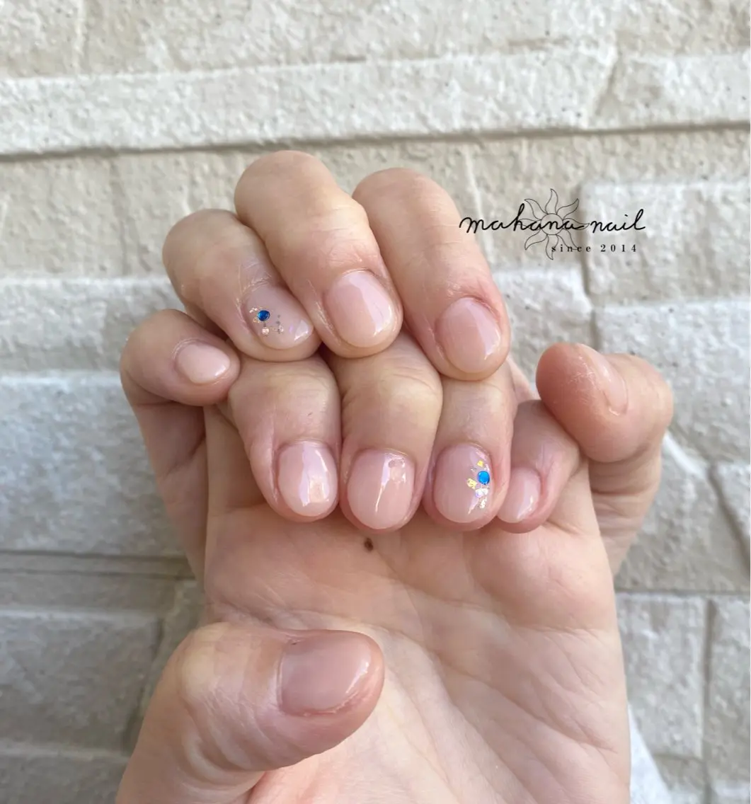 ネイル ワンカラーネイル mahana nailのネイルデザイン