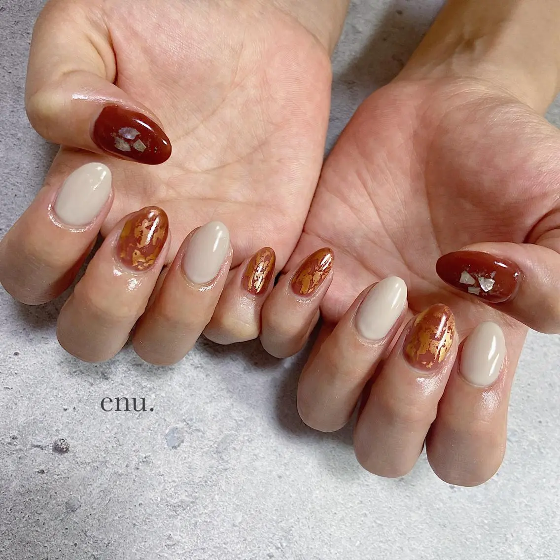 ネイル ハンドネイル enu. nanakoのネイルデザイン