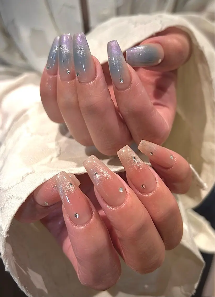 ネイル ハンドネイル ハンドケア もも.✧ 【日月譚】のネイルデザイン