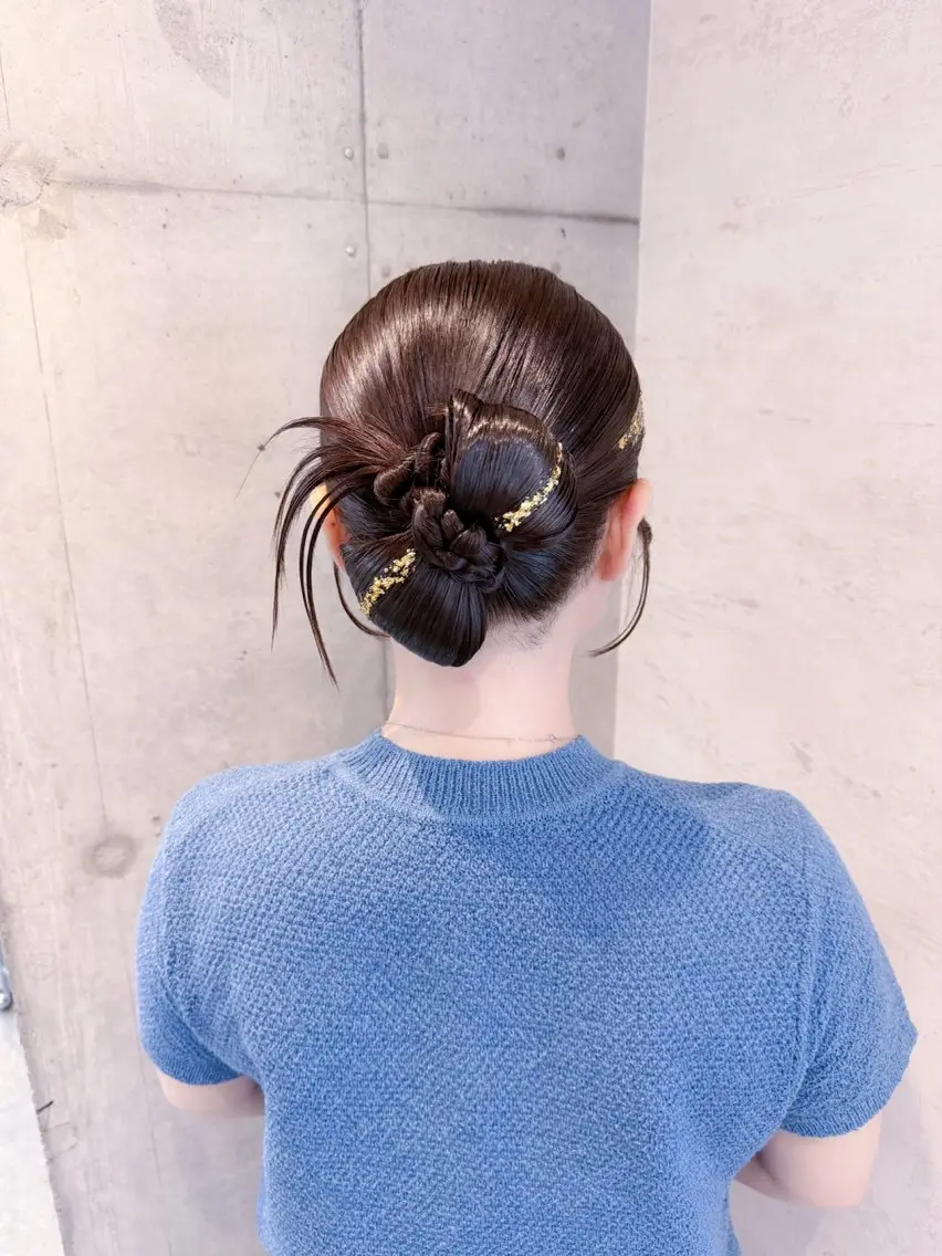 ヘアアレンジ ヘアセット はやしほのか| マンツーマン美容師のヘアスタイル