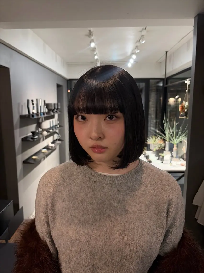ショート ボブ 柚音 nero hairのヘアスタイル