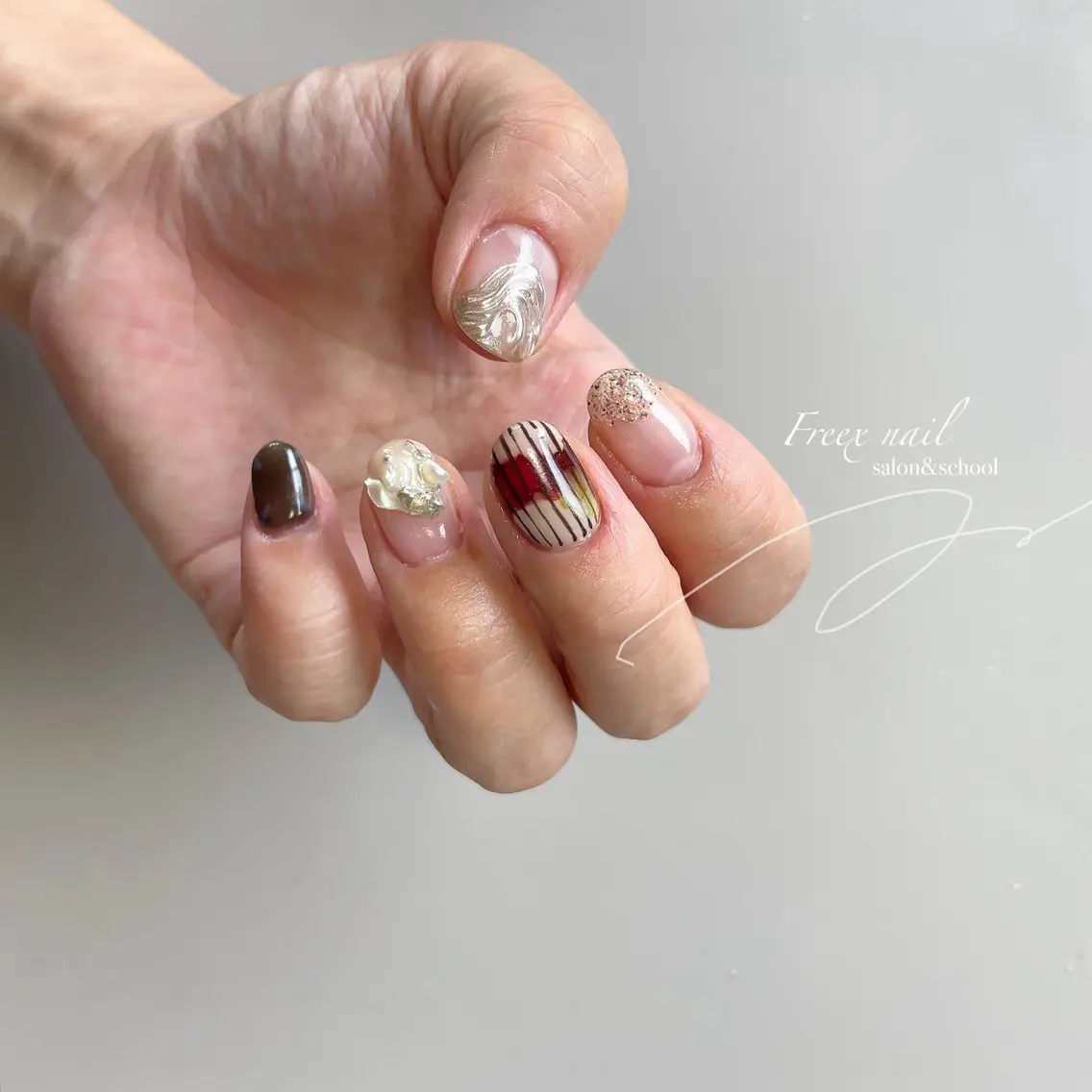 ネイル ニュアンスネイル ハンドネイル フットネイル freex nail /ニュアンス/個性派のネイルデザイン