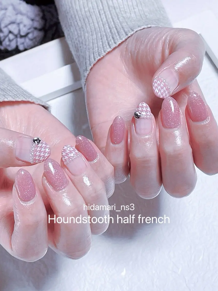 ネイル フレンチネイル ガーリー 持ち込み ハンドネイル NailSalon ひだまりのネイルデザイン