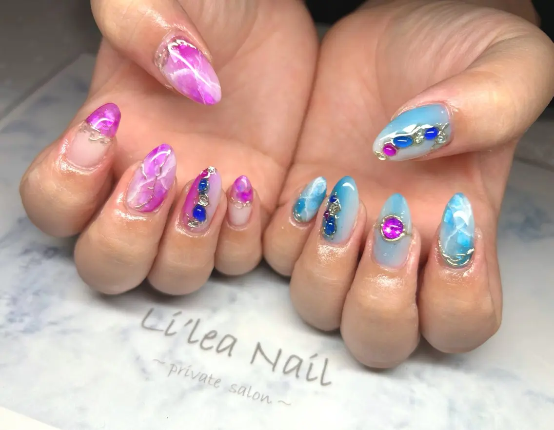 ネイル ハンドネイル Li'leaNail AINAのネイルデザイン