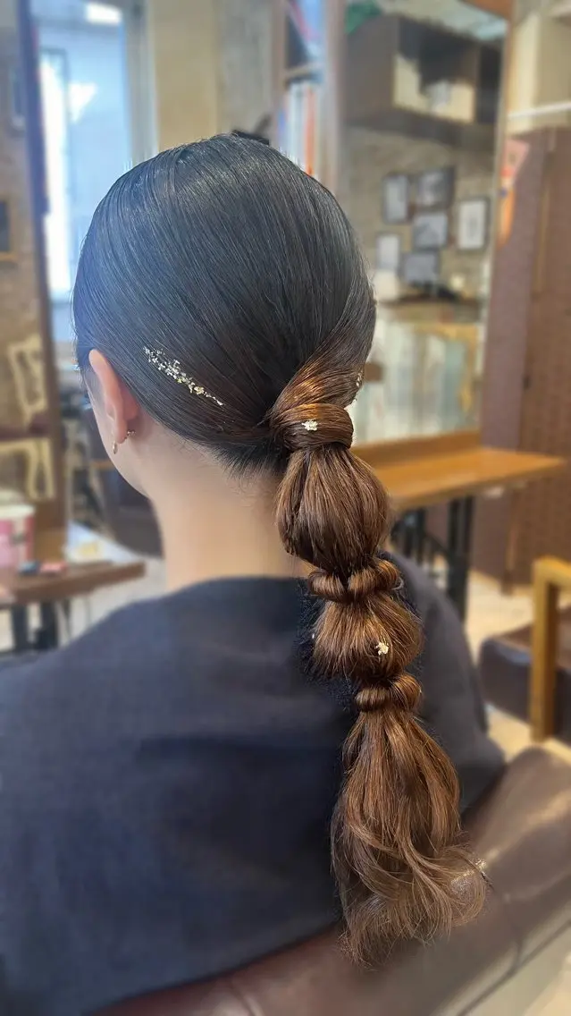 【結婚式☆パーティーの方へ☆】パーティーヘアセットの写真