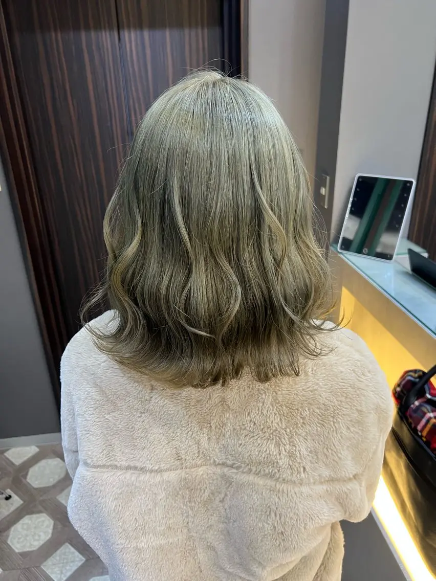ミディアム ヘアカラー maya🇰🇷韓国 レイヤー/顔まわりのヘアスタイル
