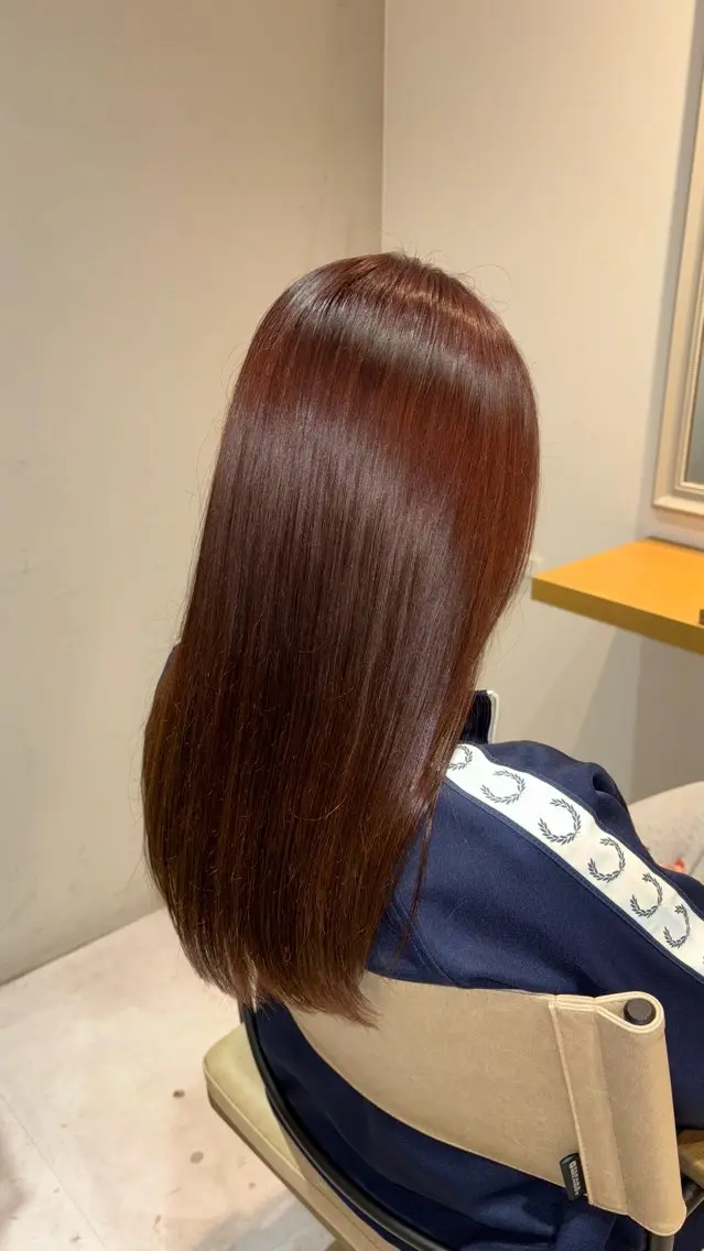 セミロング 江副 朱星のヘアスタイル