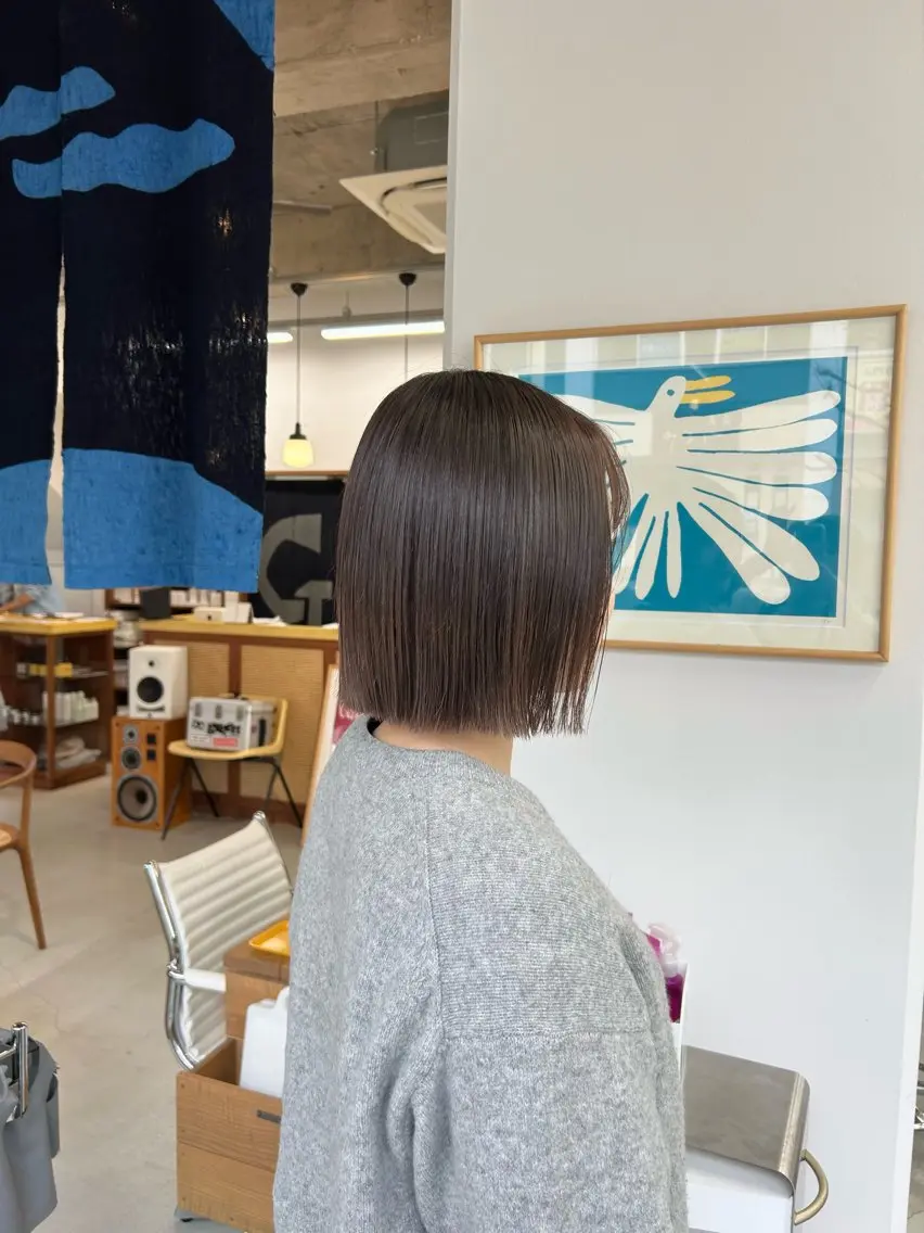 カラー ハイトーンカラー 藤原 あかりのヘアスタイル