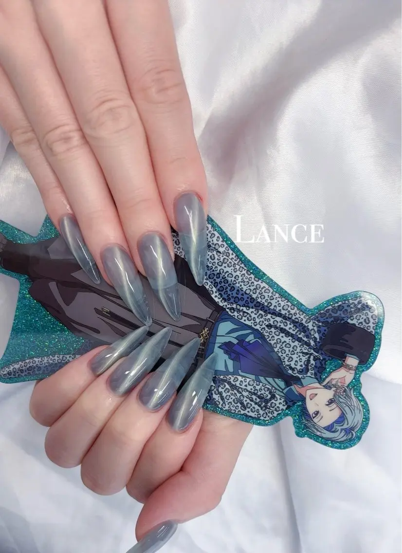 ネイル キラキラネイル 韓国ネイル ワンカラーネイル 夏ネイル ワンホンネイル ハンドネイル Lance nailのネイルデザイン