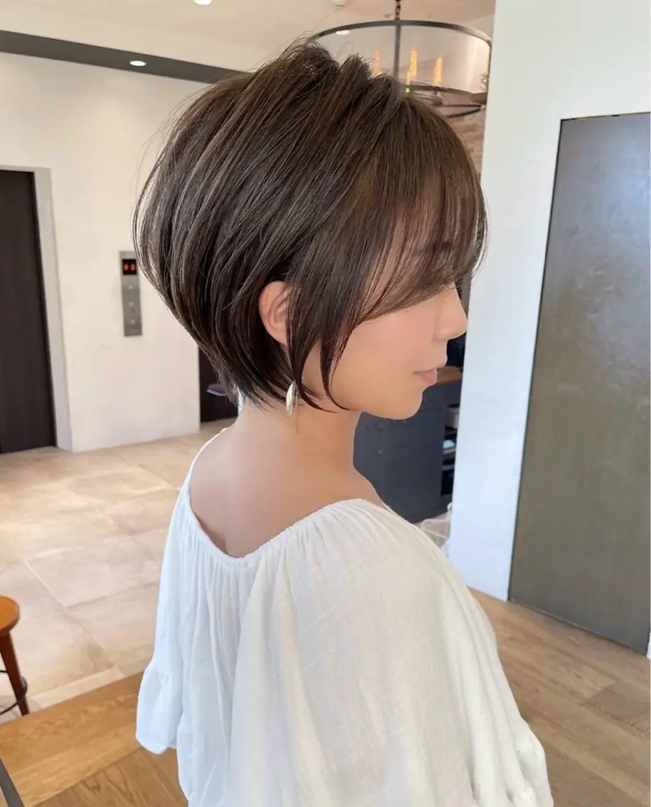 ショート カラー ショートヘア カット ヘアカラー トリートメント 360°美フォルム/ 似合わせ特化/‬荒砂のヘアスタイル