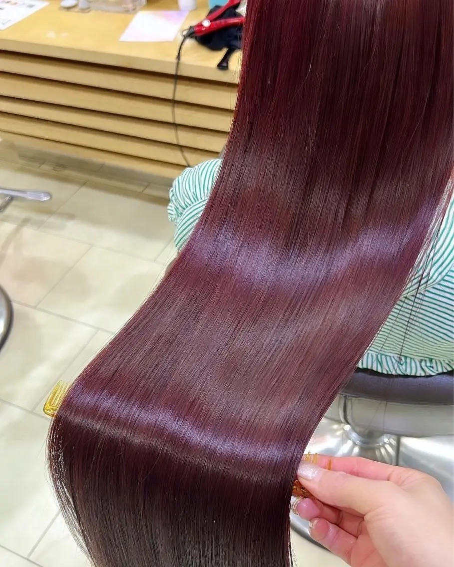 ロング カラー トリートメント 🫧カット/パーマ /ネイル/かりん🫧のヘアスタイル