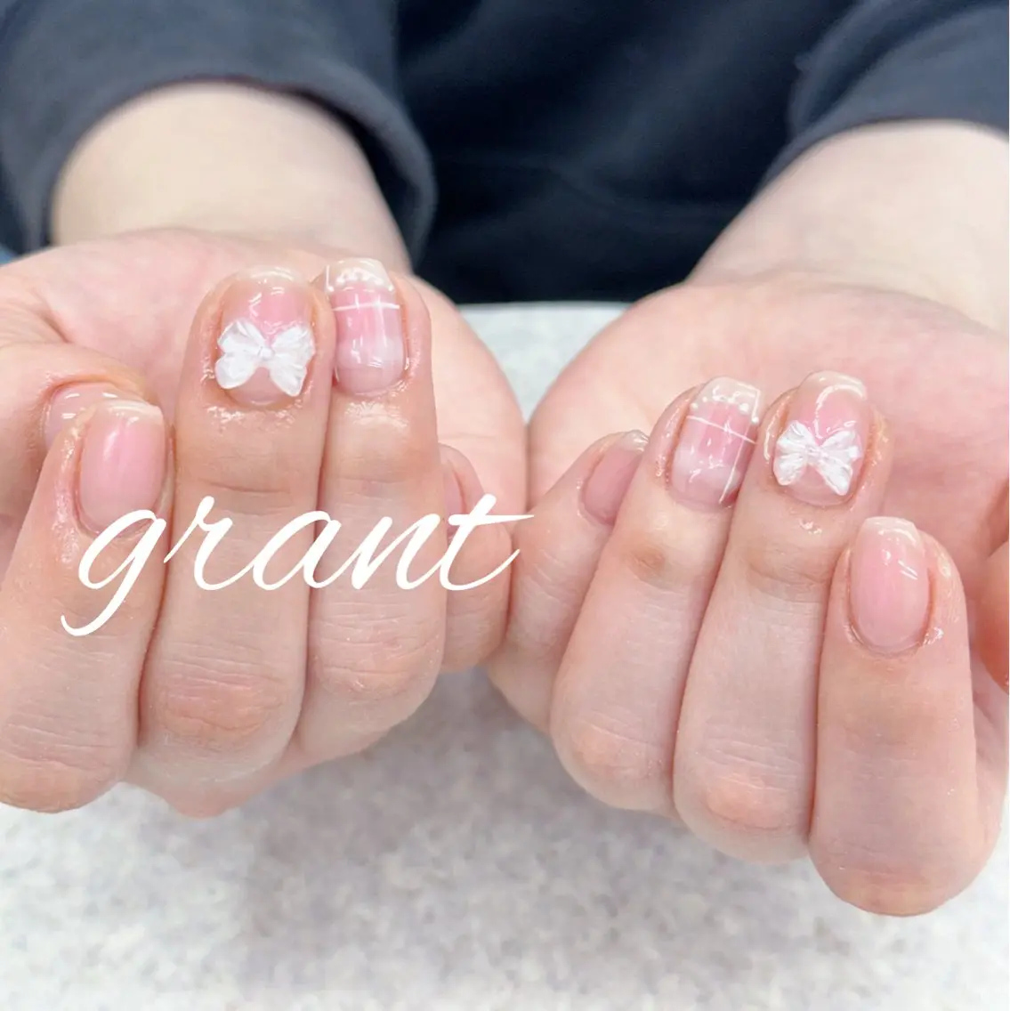 ネイル オフィスネイル シンプルネイル ハンドネイル nailsalon grantのネイルデザイン