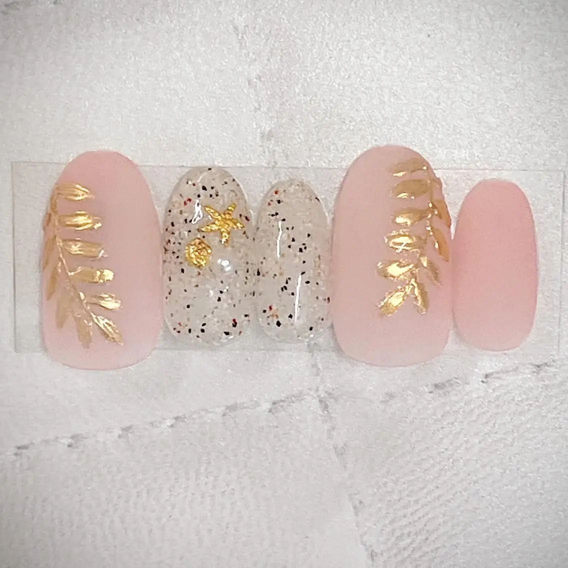 ネイル マットネイル ニュアンスネイル ワンカラーネイル ピンク ハンドネイル Mary nail .narumiのネイルデザイン