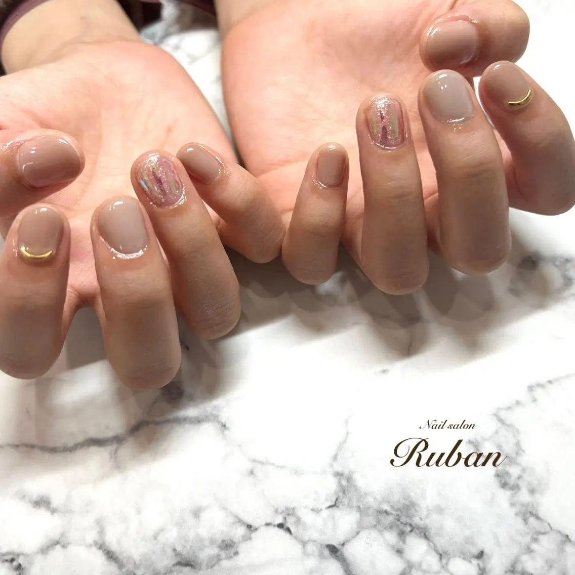 ネイル シンプルネイル Nail salon Rubanのネイルデザイン