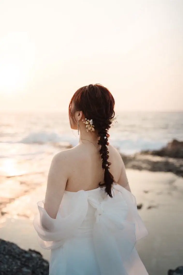 wedding hairの写真