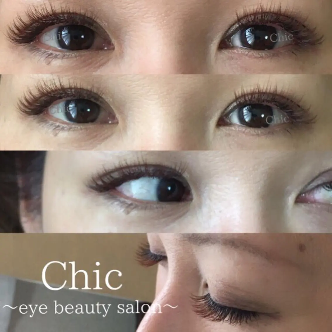 マツエク・マツパ 付け放題 Chic ATSUKOのマツエク・マツパデザイン
