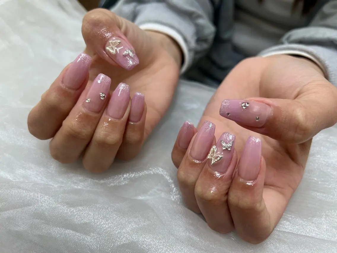 ネイル ラメ(グリッター) ハンドネイル 🌺新小岩VILL Asa.のネイルデザイン