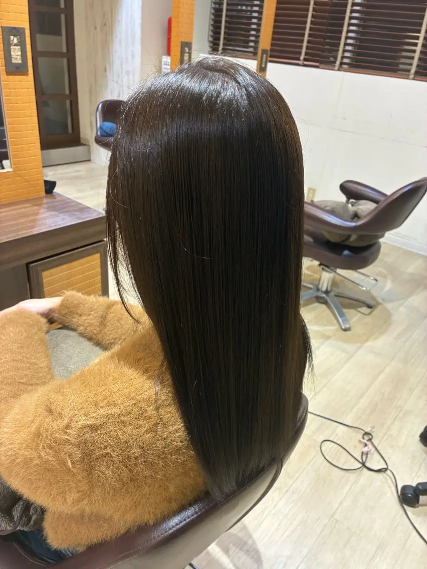 セミロング ヘアカラー Orque kazuneのヘアスタイル