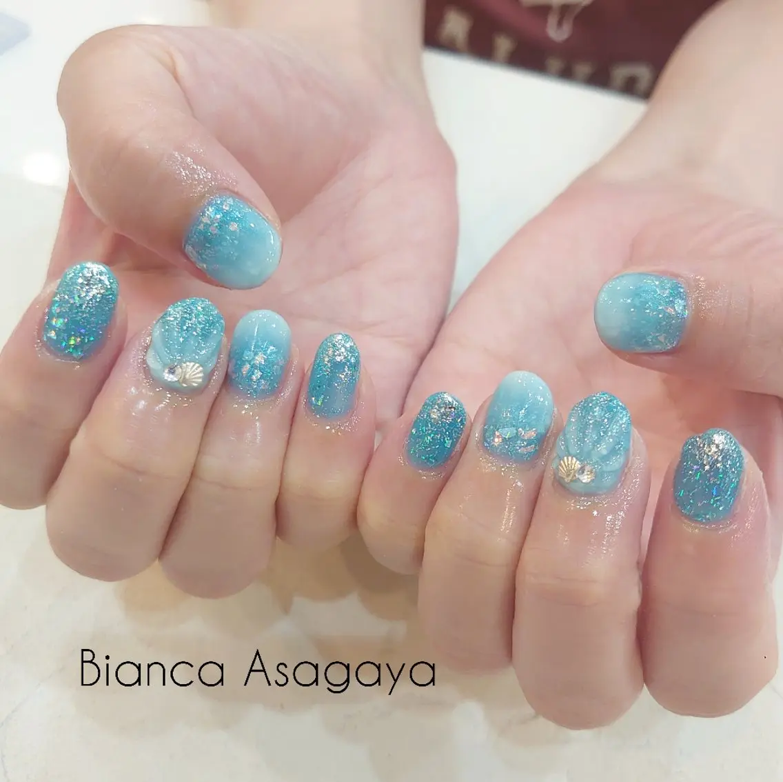 ネイル ジェルネイル パラジェル 夏ネイル Bianca TANAKAのネイルデザイン