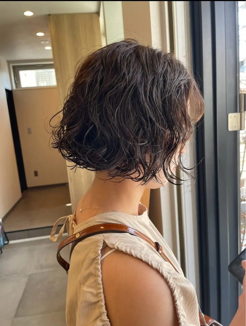 🎀【垢抜けたい方に】小顔見えボブパーマ🎀の写真