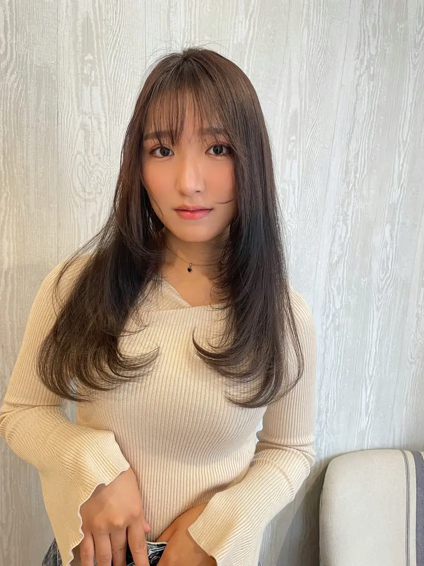 セミロング カラー 顔周りカット レイヤーカット ウルフカット ウルフレイヤー カット ヘアカラー トリートメント 河合秀明/ショート /ボブ/レイヤーのヘアスタイル