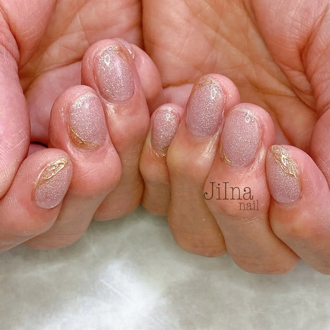 ネイル ミラーネイル ワンカラーネイル JiIna nailのネイルデザイン