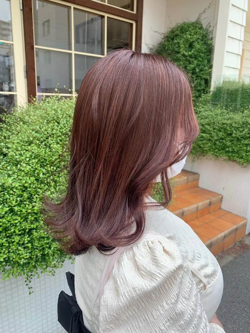 韓国風ツヤカラー💖➕似合わせカットの写真
