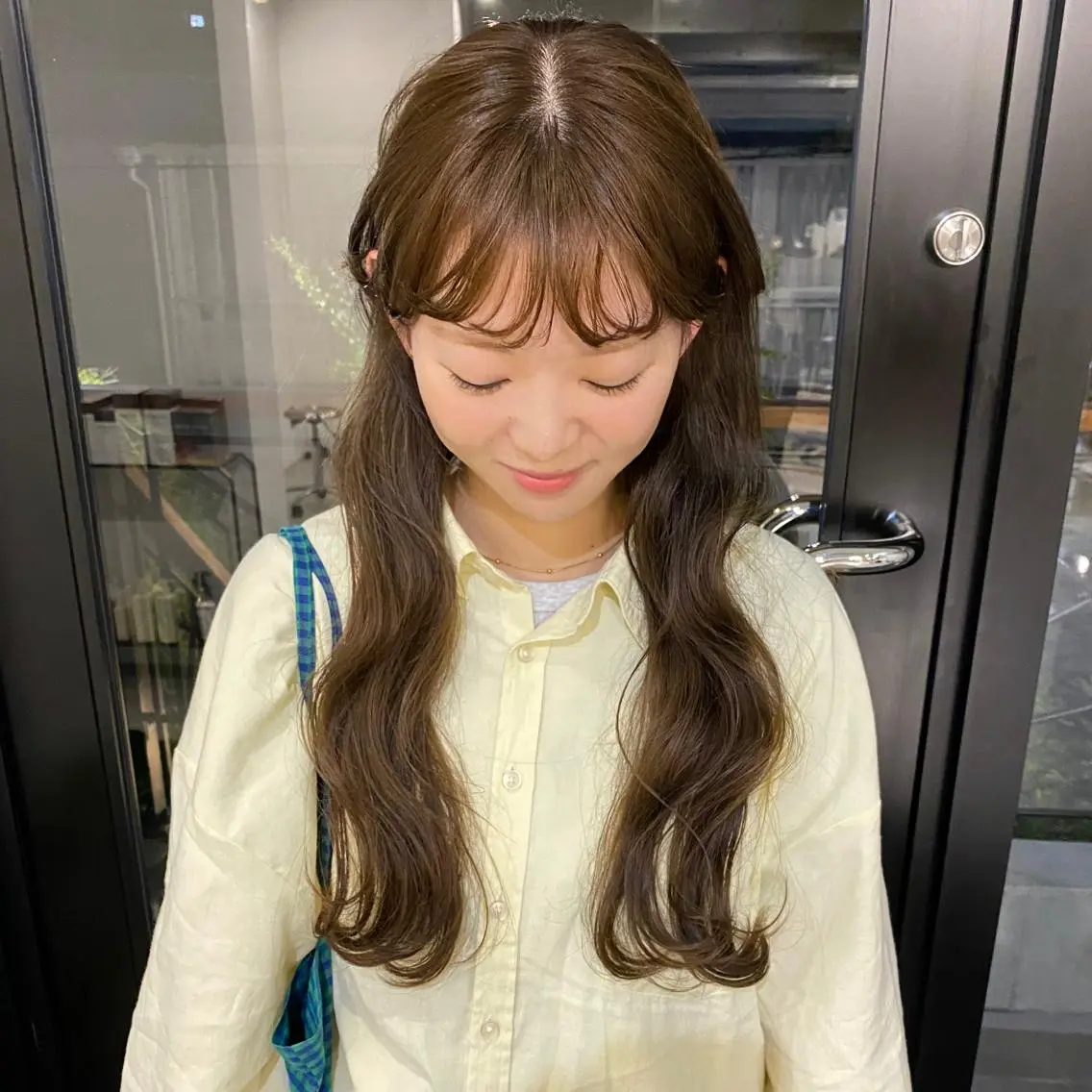 カラー ベージュカラー オリーブベージュ 今福 彩海のヘアスタイル