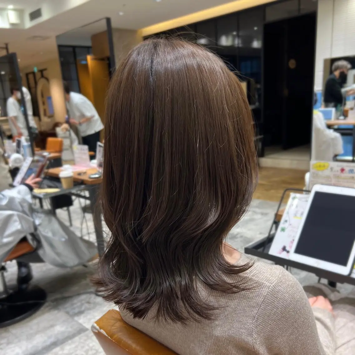 ミディアム くびれヘア 🧡くびれヘア/前髪 顔周り🧡久原結衣のヘアスタイル