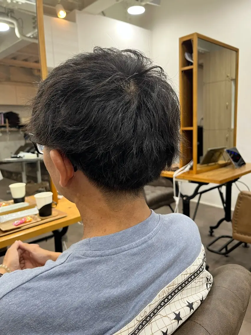 ショート カット パーマ ☕️いいじま まなみ🫖のヘアスタイル