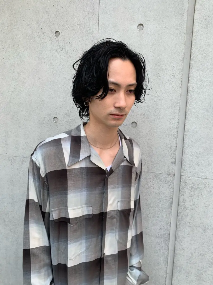 パーマ メンズ カット パーマ 佐藤大翔🌐縮毛矯正 🌐メンズパーマのヘアスタイル
