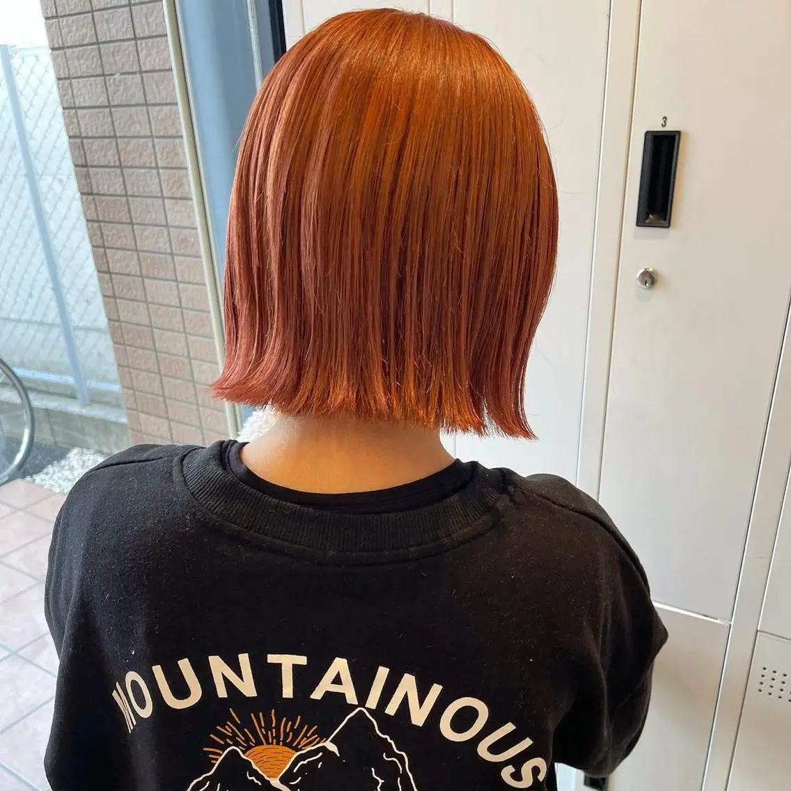 カラー オレンジピンク .sirohair momoka🫧のヘアスタイル